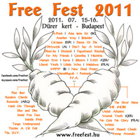Free Fest hivatalos plakt